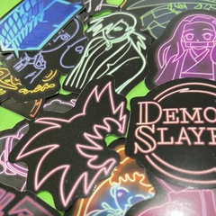 Set Stickers Anime Neon en internet
