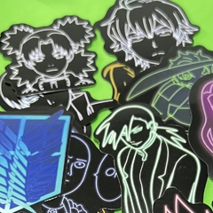 Set Stickers Anime Neon - Pinpinpines
