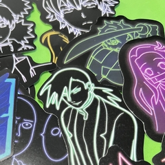 Imagen de Set Stickers Anime Neon