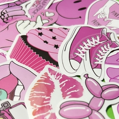 Set Stickers Pink2 en internet