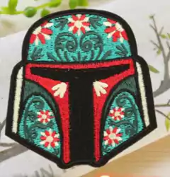 Parche Mandalorian Flores
