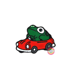 Ranita en auto