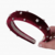 Tiara Ana com Cristais - Bordô - comprar online
