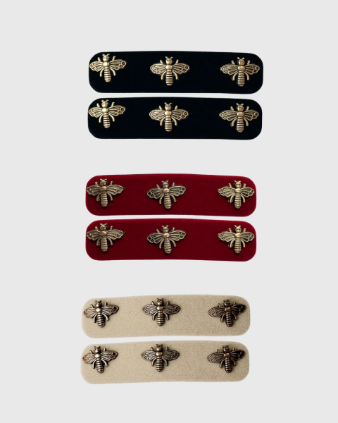 Par Hair clip Abelha - Cores