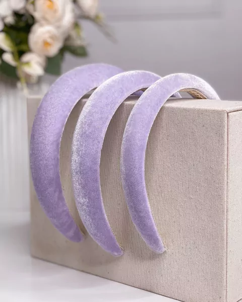 Tiara Dai Lilás - Tamanhos