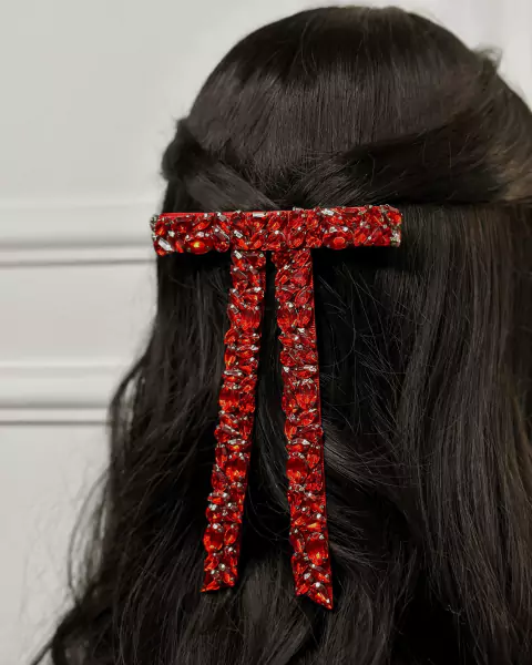 Laço Dulce Vermelho - Pedraria