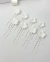Kit Grampos PIns flores de 5 pétalas (8 pins) na internet