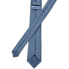 Gravata Slim Cinza Estampada - Like Tie Gravataria | Gravatas e Acessórios Masculinos de Alto Padrão