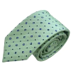 Gravata Slim Verde Claro Estampada
