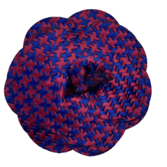 Broche Para Lapela Floral Vermelha e Azul - comprar online