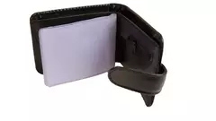 Carteira Masculina de Couro Sintético – Cor Preta - Like Tie Gravataria | Gravatas Elegantes com Preço Especial