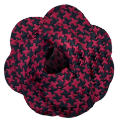 Broche Para Lapela Floral Vermelha e Preta - comprar online