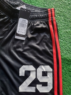 Short negro 2019-20 logo Adidas rojo nuevo en internet