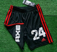 Short negro 2019-20 logo Adidas rojo infantil estampado talle 14A - Indumentaria Monumental