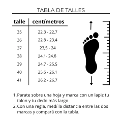 Zapatillas Nicole