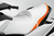 Capa De Banco Para Jet Ski Sea doo GTI 130 Ano 2012 com Detalhe Laranja