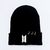 Beanie (gorro de lana) con argollitas LOGO BTS