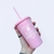 Vaso con pajita LOVE YOURSELF