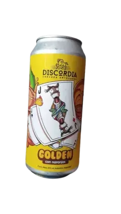 DISCORDIA GOLDEN CON NARANJAS