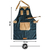 Delantal Jean/cuero - comprar online