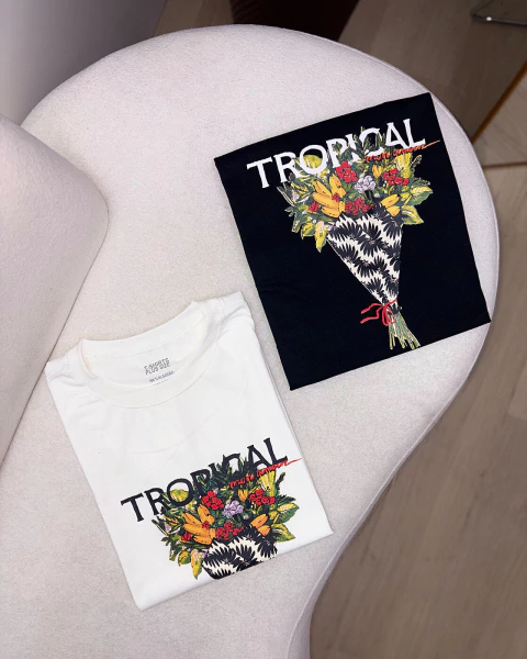 Tshirt Tropical Algodão
