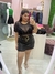 Body Tule Lurex Manga Curta 492 na internet