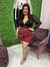 Cropped Renda Manga Tule 186