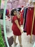 Vestido Ana Ruga Decote Franzido 599 - comprar online