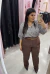 Calça Alfaiataria Zara Aline 1154 na internet