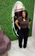 Calça Jeans Wide Leg Preta 724