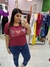 T-shirt 3 Corações Animal Print Viscolycra 594 - comprar online