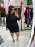 Conjunto Vestido Lurex Manga Longa 812