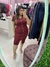 Vestido Canelado com Ziper 383 - loja online
