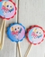 Toppers cupcake/pastelería Harley Quinn x 12 u. - SD PARTY STORE-Tienda de productos y papelería para fiestas