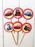 Toppers cupcakes pastelería Cars