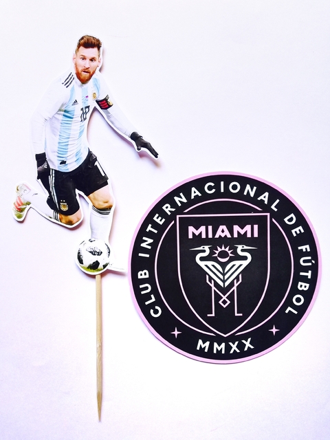 Kit deco torta Messi Inter