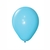 Globos latex standard 9" x 5 u. CELESTE