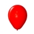 Globos latex standard 9" x 5 u. ROJO
