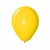 Globos latex standard 9" x 5 u. AMARILLO