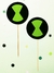 Tutores /toppers grandes Ben 10 (2 unidades)