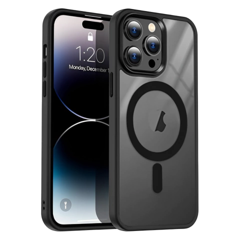 Funda MagSafe para celular iPhone pCase. Diseñada específicamente para usuarios de iPhone, esta funda no solo resguarda tu celular, sino que también ofrece una serie de características que mejoran tu experiencia diaria. Diseñada para funcionar con cargado