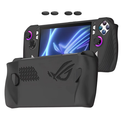 Funda Protectora Para Consola Asus Rog Ally. Su diseño envolvente cubre todas las partes de la consola, evitando daños accidentales y asegurando que tu equipo esté siempre perfectamente protegido.
La funda viene con 2 pares de cubre stick de regalo. Prote