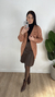 Cardigan Tricot Pompom Nude