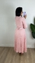 Vestido Maxi Midi Listrado Rosa - comprar online