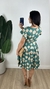 Vestido Melissa Viscolycra Verde Folhas - Katrin Jessica