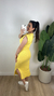 Vestido Midi Ribana Amarelo - comprar online