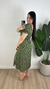 Vestido Viviane Florzinhas Midi Verde Musgo na internet