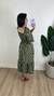 Vestido Beatriz Midi Estampado Verde Musgo - loja online