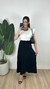 Saia Envelope Midi Preta - comprar online