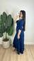 Vestido Envelope Longo Duna Azul Marinho na internet